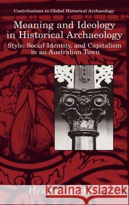 Meaning and Ideology in Historical Archaeology: Style, Social Identity, and Capitalism in an Australian Town Paynter, Robert 9780306460661 Kluwer Academic Publishers
