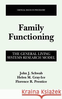 Family Functioning: The General Living Systems Research Model Schwab, John J. 9780306463969 Kluwer Academic Publishers