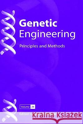 Genetic Engineering: Principles and Methods Setlow, Jane K. 9780306472800 Kluwer Academic/Plenum Publishers