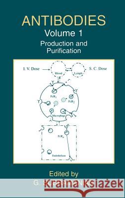 Antibodies: Volume 1: Production and Purification Subramanian, G. 9780306482458 Kluwer Academic/Plenum Publishers