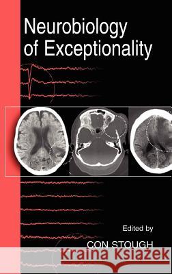 Neurobiology of Exceptionality Con Stough Jnos L. Lbr Xiaodong Zou 9780306484766 Kluwer Academic/Plenum Publishers