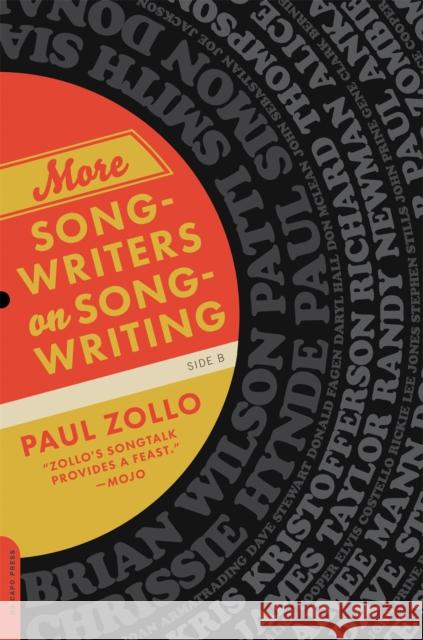 More Songwriters on Songwriting Paul Zollo 9780306817991 Da Capo Press