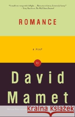 Romance David Mamet 9780307275189 Vintage Books USA