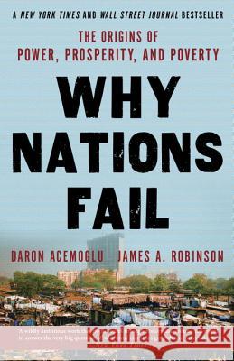 Why Nations Fail: The Origins of Power, Prosperity, and Poverty Acemoglu, Daron 9780307719225 Crown Business