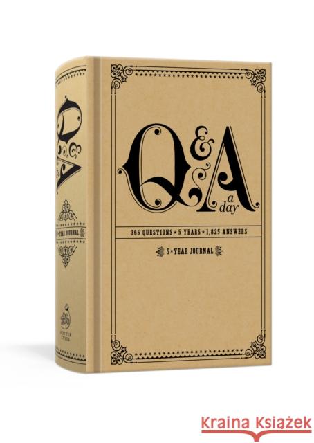 Q&A a Day: 5-Year Journal Potter Style 9780307719775