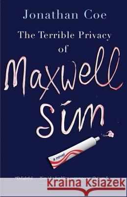 The Terrible Privacy of Maxwell Sim Jonathan Coe 9780307742155 Vintage Books