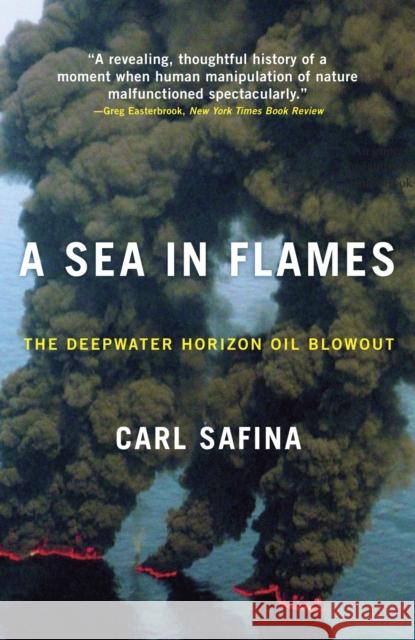 A Sea in Flames: The Deepwater Horizon Oil Blowout Carl Safina 9780307887368 Broadway Books