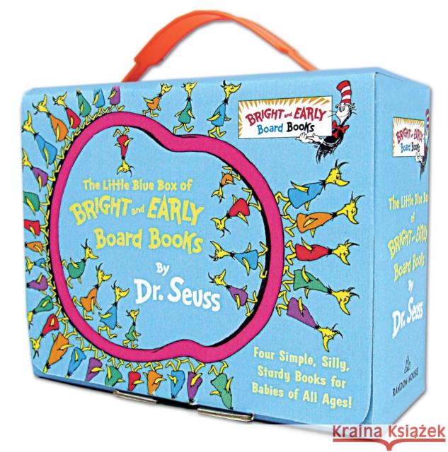 The Little Blue Box of Bright and Early Board Books by Dr. Seuss: Hop on Pop; Oh, the Thinks You Can Think!; Ten Apples Up on Top!; The Shape of Me an Dr. Seuss 9780307975867