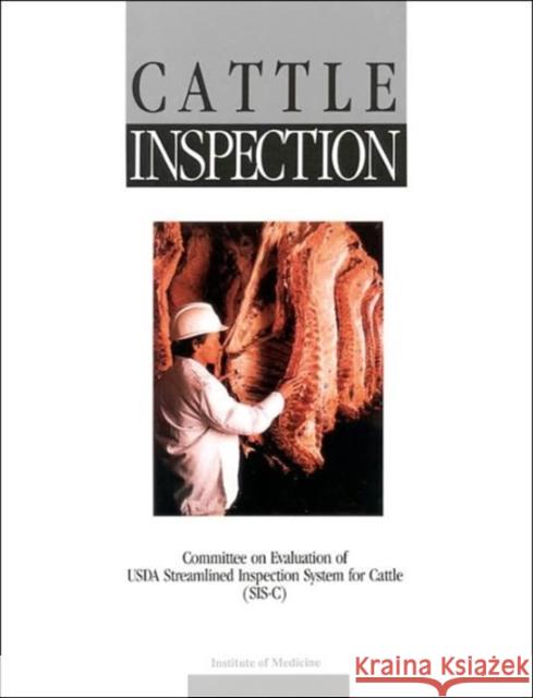 Cattle Inspection Food and Nutrition Board 9780309043458 National Academies Press