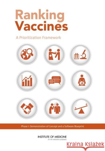 Ranking Vaccines : A Prioritization Framework: Phase I: Demonstration of Concept and a Software Blueprint Institute of Medicine 9780309255257 National Academies Press
