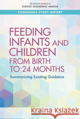 Feeding Infants and Children from Birth to 24 Months: Summarizing Existing Guidance National Academies of Sciences Engineeri Health and Medicine Division             Food and Nutrition Board 9780309675383