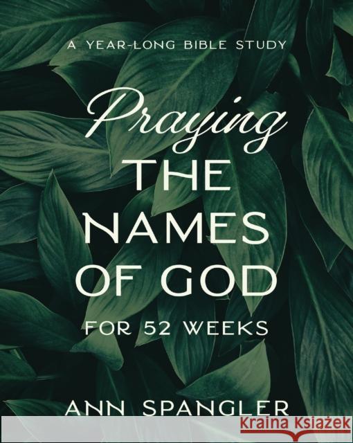 Praying the Names of God for 52 Weeks, Expanded Edition: A Year-Long Bible Study Ann Spangler 9780310145158 Harperchristian Resources