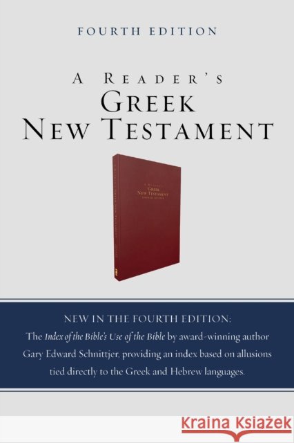 A Reader's Greek New Testament: Fourth Edition Albert L. Lukaszewski 9780310180449 Zondervan Academic