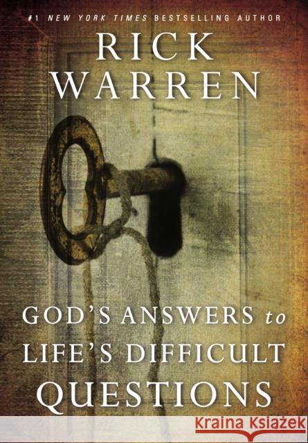 God's Answers to Life's Difficult Questions Rick Warren 9780310340751