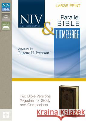 Side-By-Side Bible-PR-NIV/MS Large Print: Two Bible Versions Together for Study and Comparison Zondervan Publishing 9780310410263 Zondervan