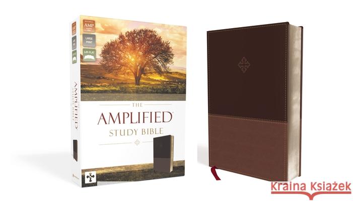 The Amplified Study Bible, Leathersoft, Brown Zondervan 9780310440802 Zondervan