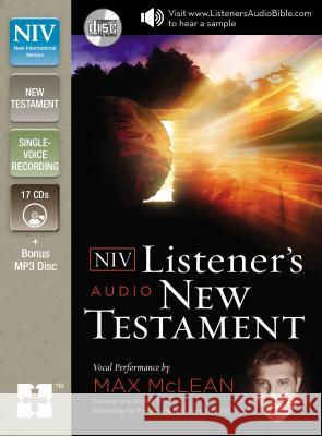 Listener's Audio New Testament-NIV Zondervan Publishing 9780310444367 Zondervan