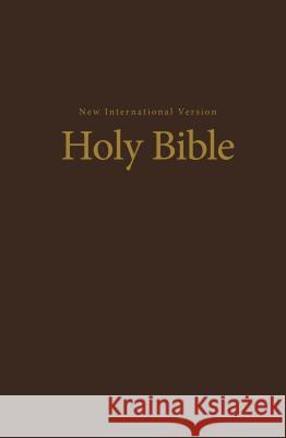 NIV, Value Pew and Worship Bible, Hardcover, Brown  9780310446248 Zondervan