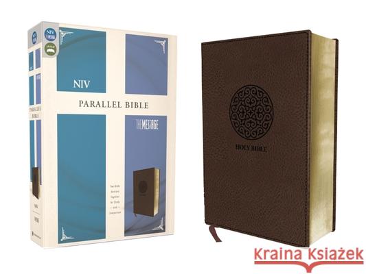 NIV, the Message, Parallel Bible, Leathersoft, Brown: Two Bible Versions Together for Study and Comparison Zondervan 9780310446934