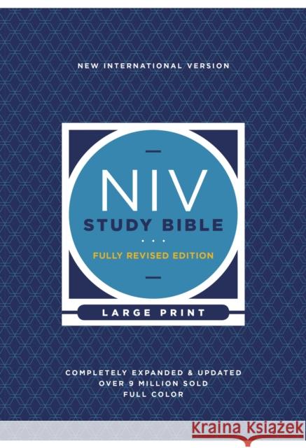 NIV Study Bible, Fully Revised Edition, Large Print, Hardcover, Red Letter, Comfort Print Kenneth L. Barker Mark L. Strauss Jeannine K. Brown 9780310449164