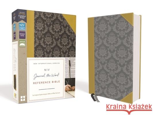 NIV, Journal the Word Reference Bible, Imitation Leather, Gold/Gray, Red Letter Edition: Let Scripture Explain Scripture. Reflect on What You Learn. Zondervan 9780310449362 Zondervan