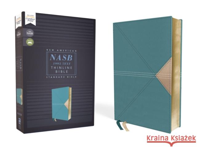 Nasb, Thinline Bible, Leathersoft, Teal, Red Letter Edition, 1995 Text, Comfort Print  9780310450979 