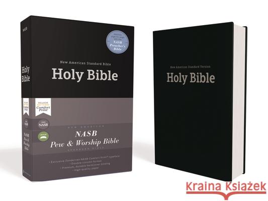 Nasb, Pew and Worship Bible, Hardcover, Black, 1995 Text, Comfort Print  9780310451044 