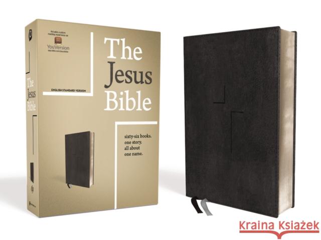 The Jesus Bible, ESV Edition, Leathersoft, Black Passion 9780310453079