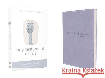 Niv, Tiny Testament Bible, New Testament, Leathersoft, Blue, Comfort Print Zondervan 9780310458760