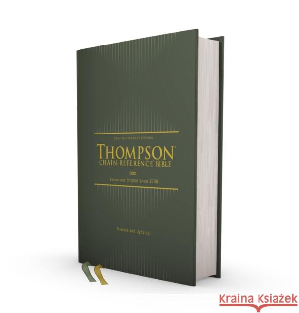 ESV, Thompson Chain-Reference Bible, Hardcover, Green, Red Letter  9780310459002 Zondervan