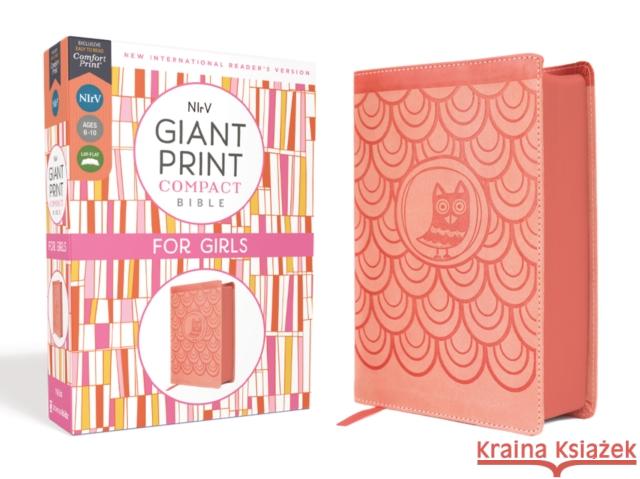 Nirv, Giant Print Compact Bible for Girls, Leathersoft, Peach, Comfort Print Zondervan 9780310460251 