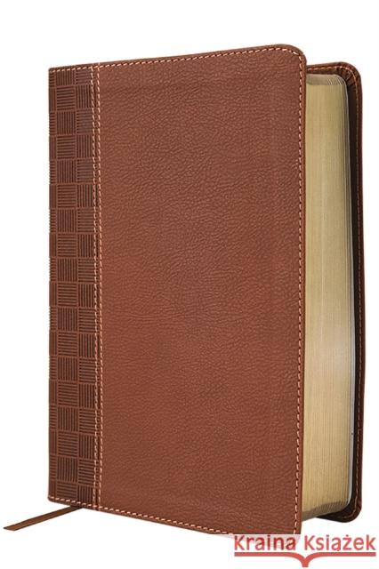 NIrV, Giant Print Compact Bible, Leathersoft, Brown, Comfort Print Zondervan 9780310460282