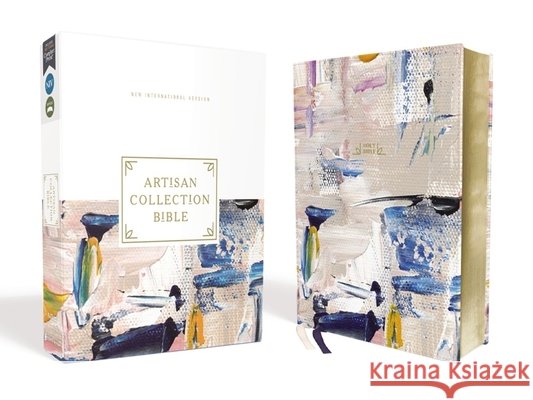 Niv, Artisan Collection Bible, Leathersoft, Multi-Color/Blue, Red Letter, Comfort Print  9780310460589 Zondervan