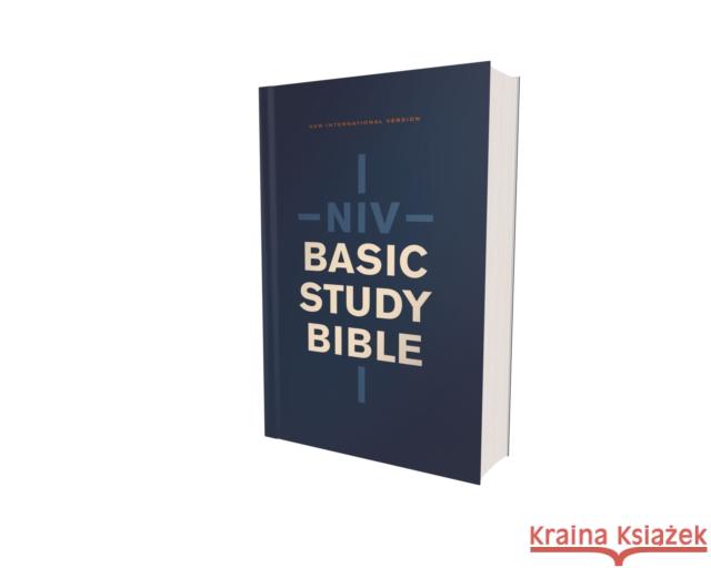 Niv, Basic Study Bible, Economy Edition, Paperback, Blue, Red Letter Zondervan 9780310461043 Zondervan