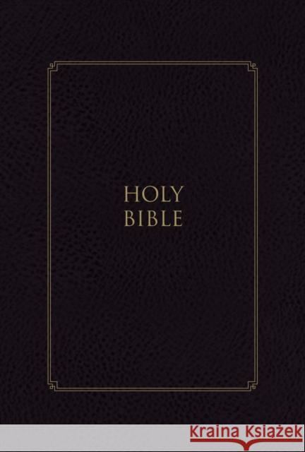 KJV, Thompson Chain-Reference Bible, Leathersoft, Black, Red Letter, Thumb Indexed, Comfort Print  9780310461296 Zondervan