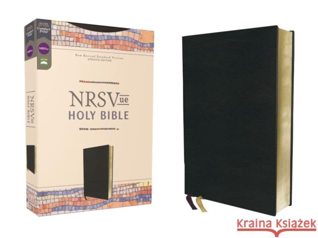 Nrsvue, Holy Bible, Leathersoft, Black, Comfort Print Zondervan 9780310461432 Zondervan