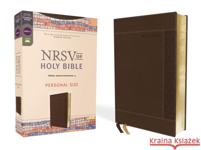 NRSVue, Holy Bible, Personal Size, Leathersoft, Brown, Comfort Print Zondervan 9780310461470 Zondervan