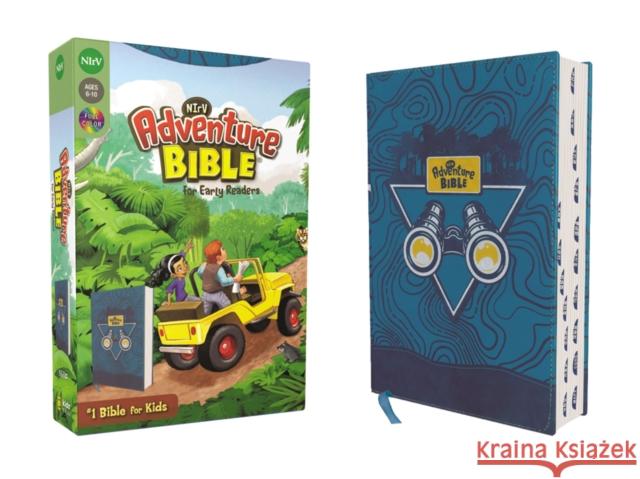 Nirv, Adventure Bible for Early Readers, Leathersoft, Blue, Full Color, Thumb Indexed Tabs Lawrence O. Richards 9780310461876 Zonderkidz
