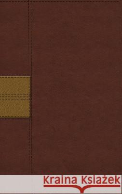 Niv, Thinline Reference Bible, Leathersoft, Brown, Red Letter, Thumb Indexed, Comfort Print Zondervan 9780310462712