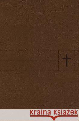 Niv, Thinline Bible, Compact, Leathersoft, Brown, Red Letter, Comfort Print  9780310463375 Zondervan