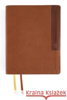 Niv, Journal the Word Bible, Large Print, Leathersoft, Brown, Red Letter, Comfort Print: Reflect, Take Notes, or Create Art Next to Your Favorite Vers Zondervan 9780310463429 Zondervan