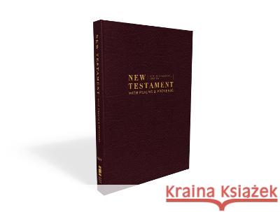 Niv, New Testament with Psalms and Proverbs, Pocket-Sized, Paperback, Burgundy, Comfort Print Zondervan 9780310463962 Zondervan
