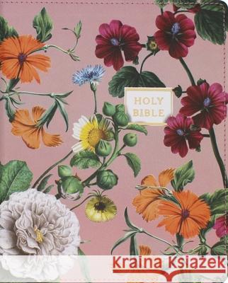 Niv, Artisan Collection Bible, Large Print, Leathersoft, Blush Floral, Red Letter, Comfort Print  9780310465751 Zondervan