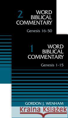 Genesis (2-Volume Set---1 and 2) Gordon John Wenham David Allen Hubbard Glenn W. Barker 9780310572527 Zondervan