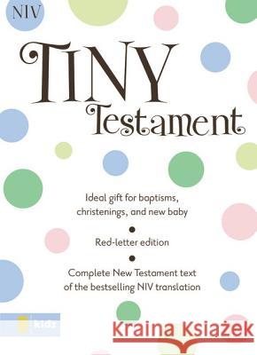 Tiny Testament Bible-NIV Zonderkidz 9780310730262 
