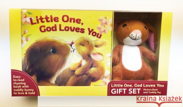 Little One, God Loves You Gift Set [With Plush] Amy Warren Hilliker Polona Lovsin 9780310768586 Zonderkidz