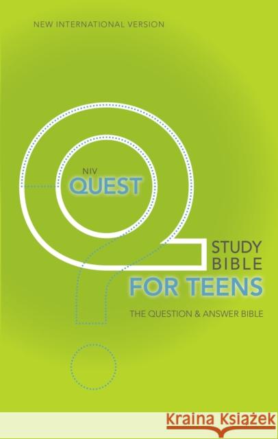 Quest Study Bible for Teens-NIV Zondervan Publishing 9780310941767 Zondervan