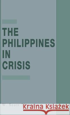 The Philippines in Crisis: Development and Security in the Aquino Era, 1986-91 Thompson, W. 9780312055936 PALGRAVE MACMILLAN