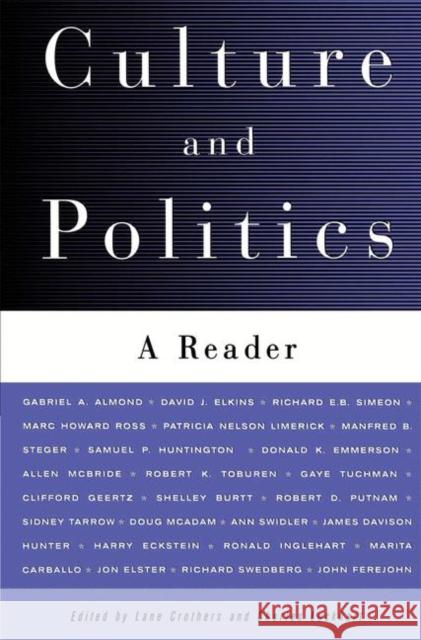 Culture and Politics: A Reader Na, Na 9780312233006 Palgrave MacMillan