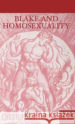 Blake and Homosexuality Christopher Z. Hobson 9780312234515 Palgrave MacMillan